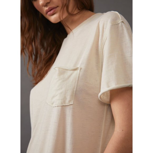 FREE PEOPLE Vella Tee / White Swan - Picture 5 of 9